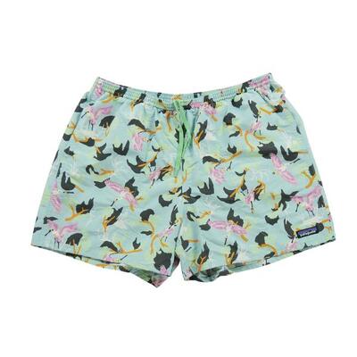 Tweedehands - heren baggies vogels lichtblauwe shorts - goede staat