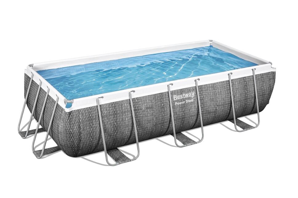 Basen ogrodowy stelażowy 404 x 201 x 100 cm 18w1 Bestway 56721