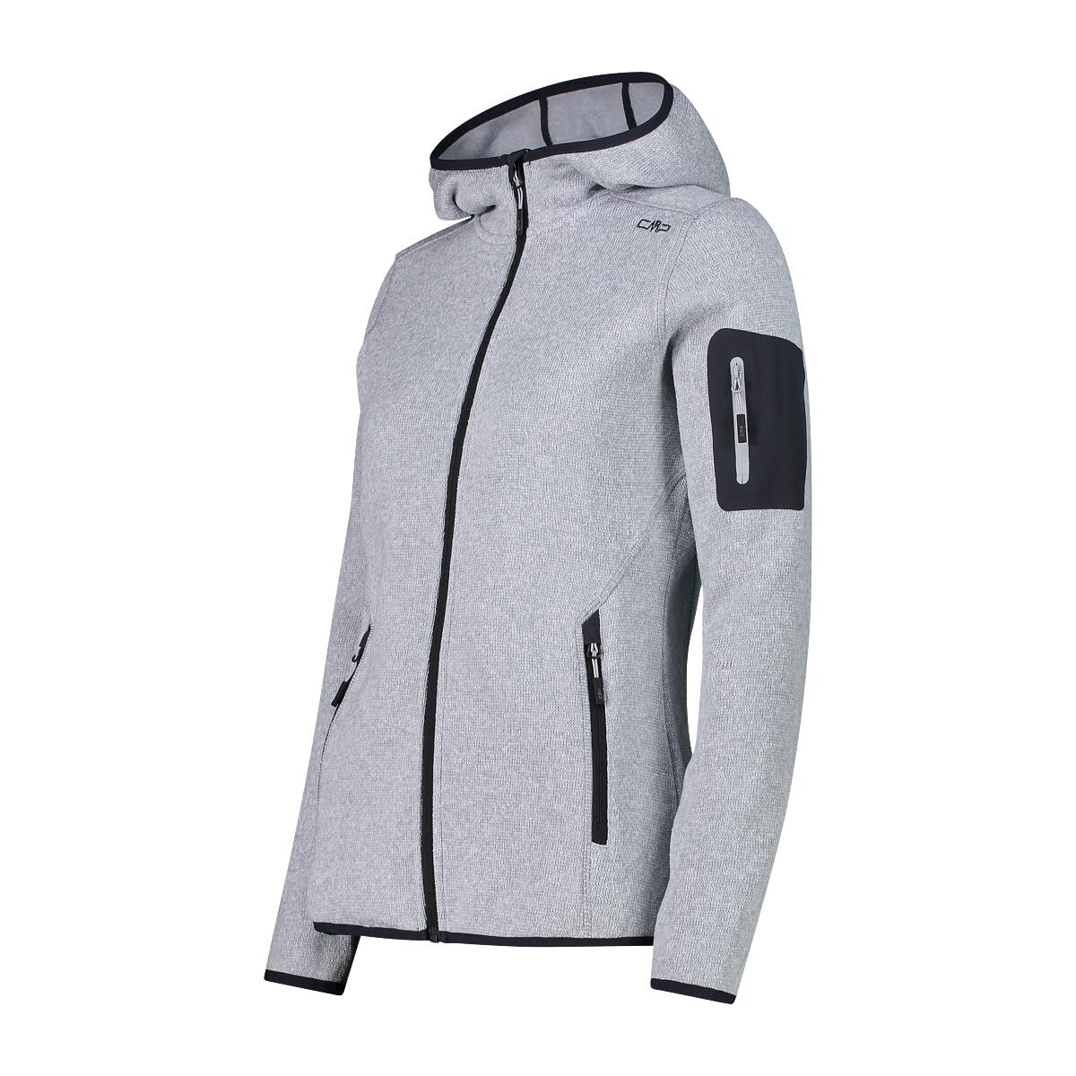 CMP Damen Jacke Knitted Melange Hoody 3H19826 3/7