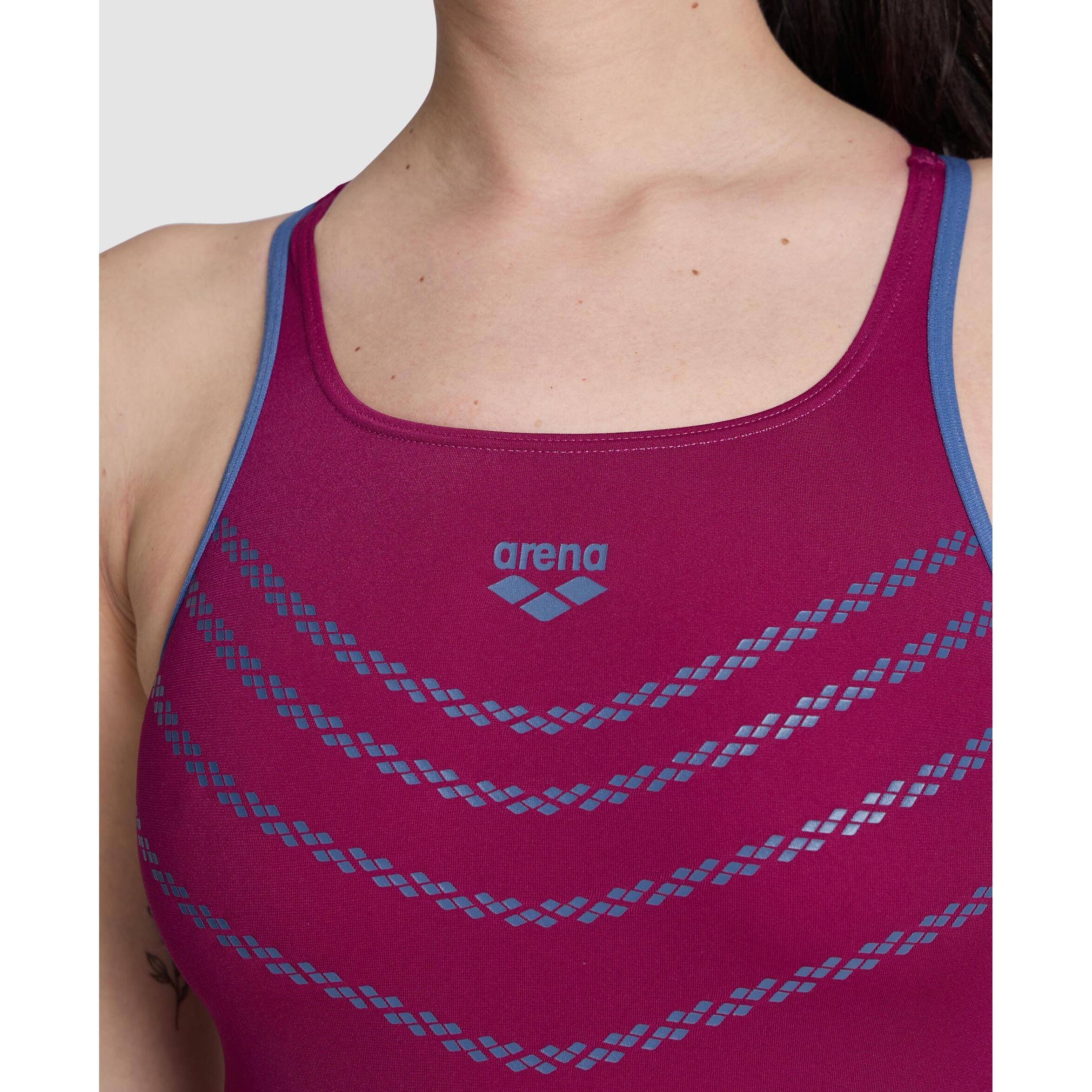 Maillot de bain 1 pièce femme Arena Losange 4/5