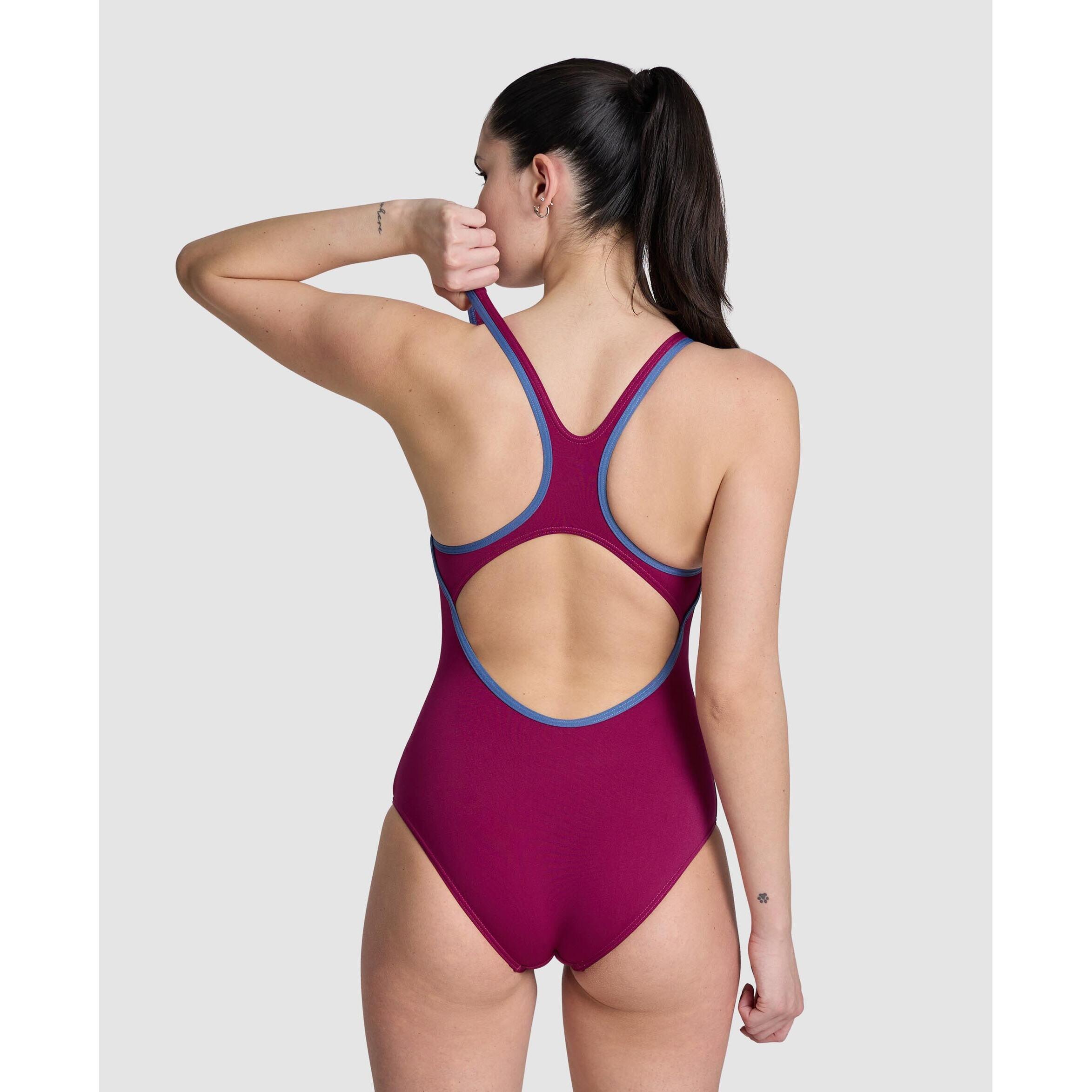 Maillot de bain 1 pièce femme Arena Losange 3/5