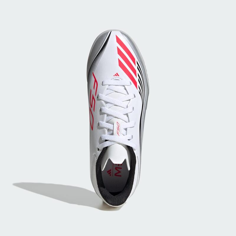 Ghete de fotbal pentru gazon artificial F50 Messi League, pentru copii