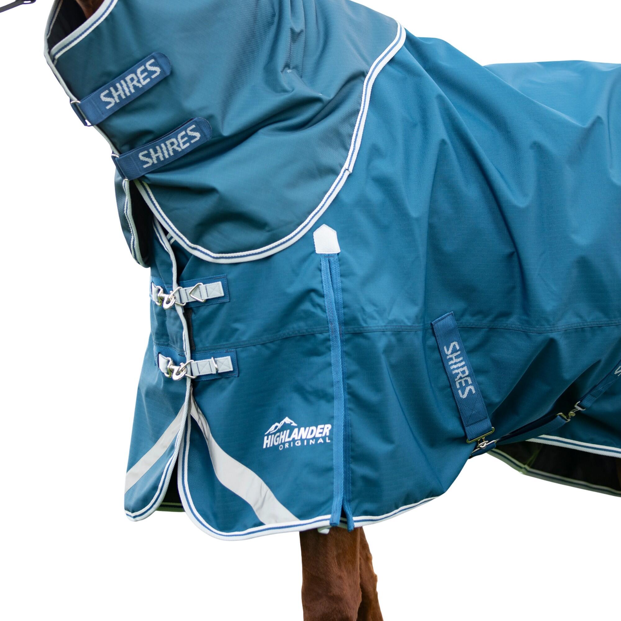 Highlander Original 50g Horse Turnout Rug & Neck Cover (Ocean) 2/3