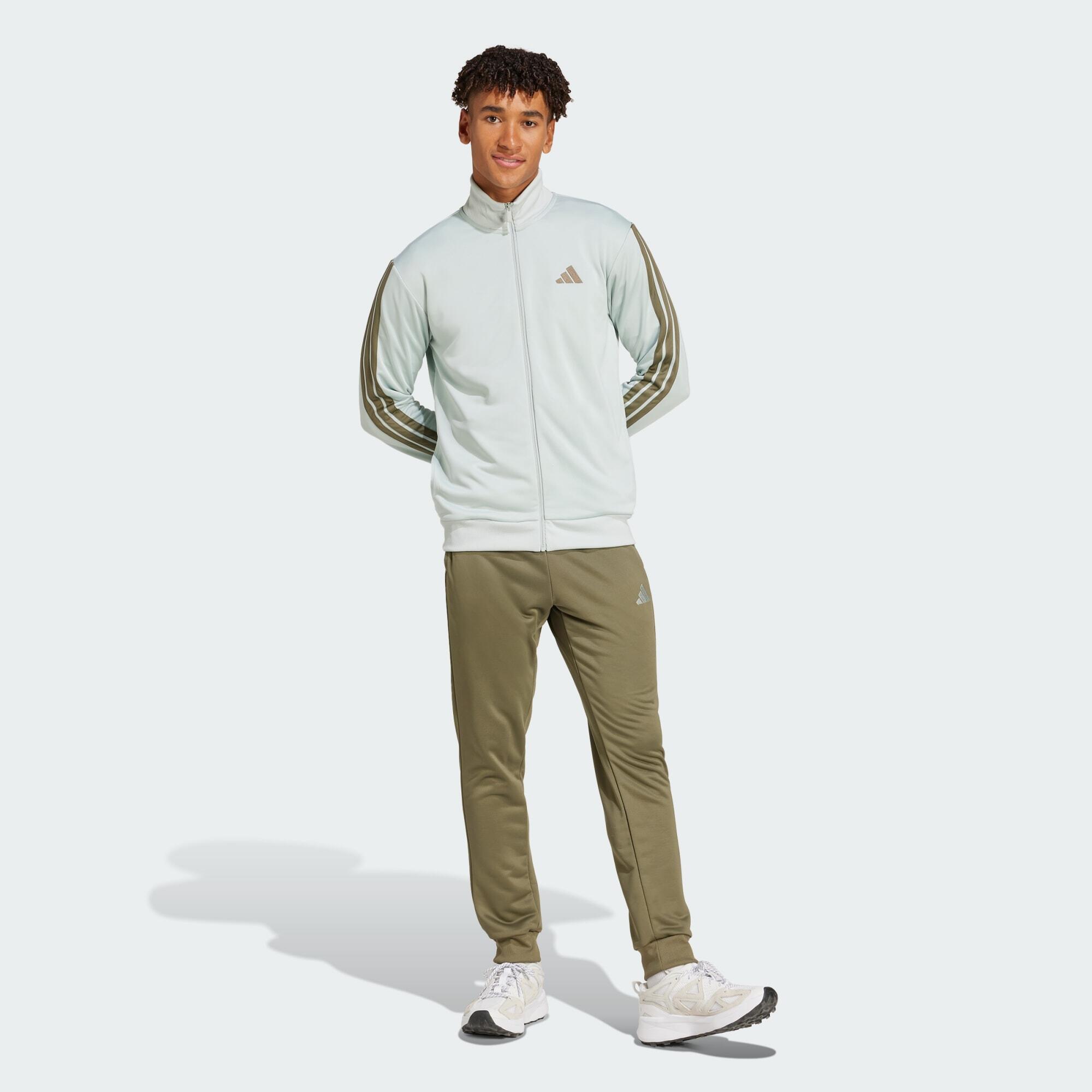 ADIDAS Sportswear Basic 3-Streifen French Terry Trainingsanzug