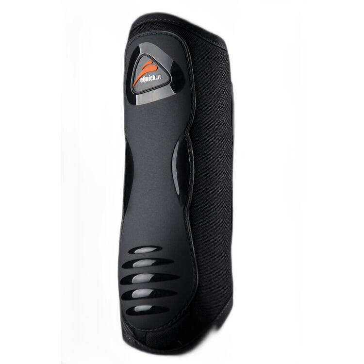 Equick - Guêtres Antérieurs De Dressage Pour Cheval En Polaire Souple Equick Ekur Luxury - Guêtres Cheval - Noir - 40 M - Decathlon