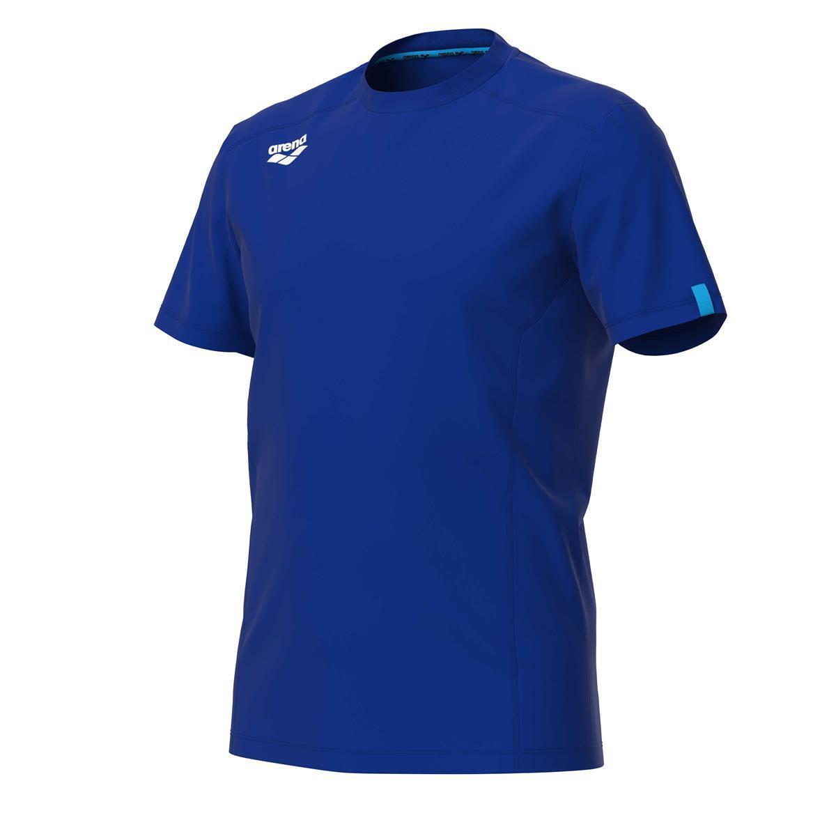 Arena - T-shirt Arena Team Panel - T-shirt Manches Courtes - Bleu - Decathlon