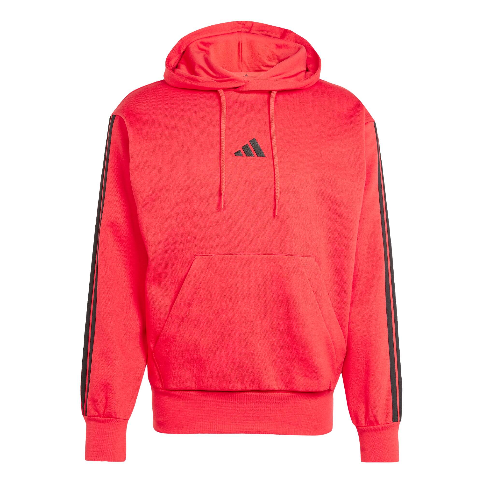 Felpa con cappuccio Essentials 3-Stripes Fleece 2/5