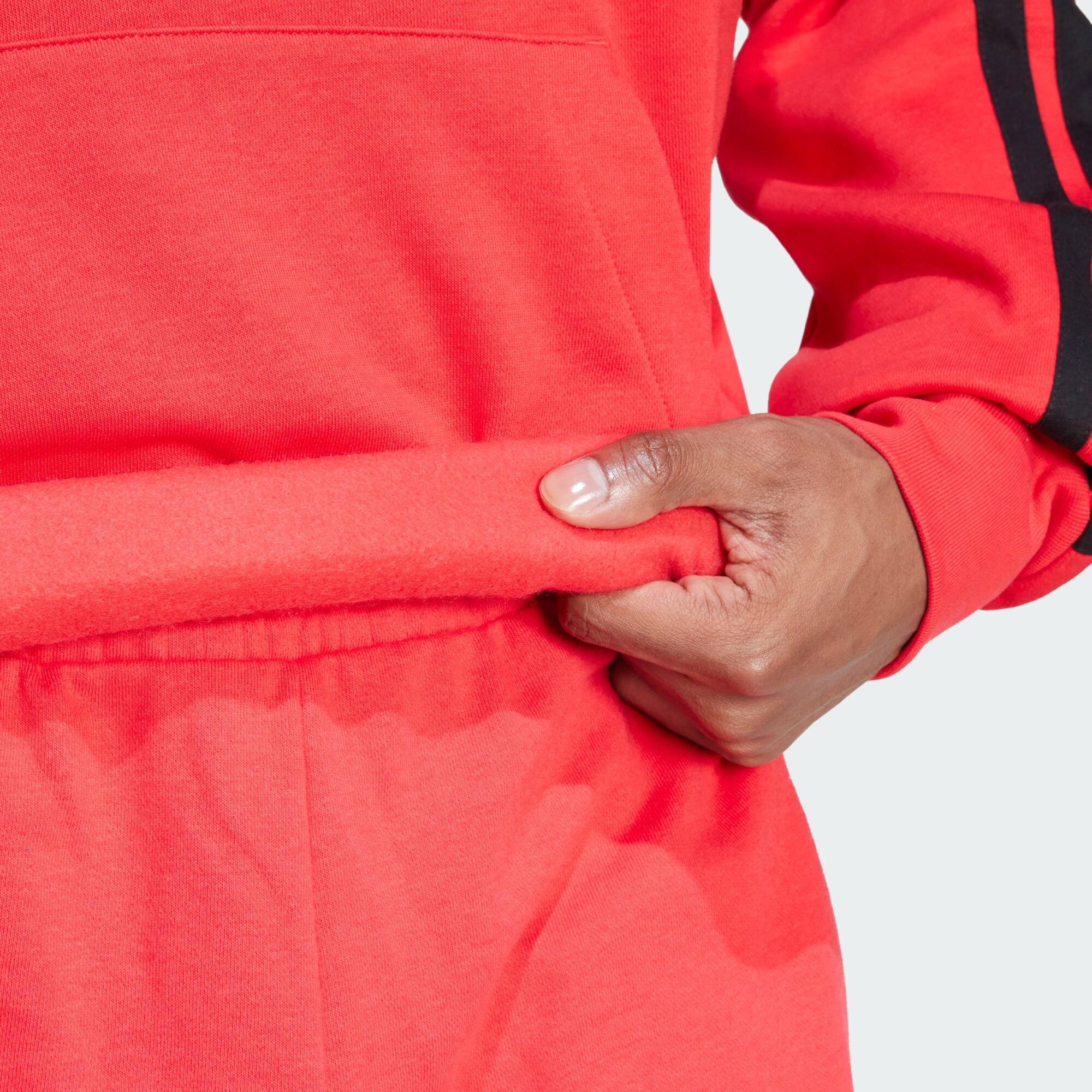 Felpa con cappuccio Essentials 3-Stripes Fleece 4/5