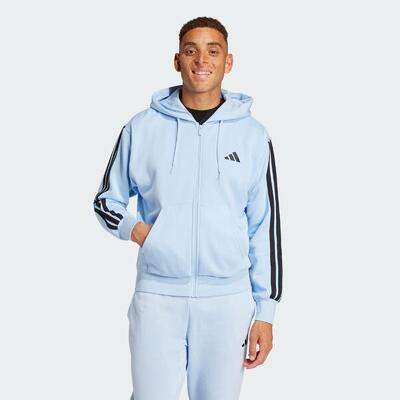 Essentials 3-stripes fleece hoodie