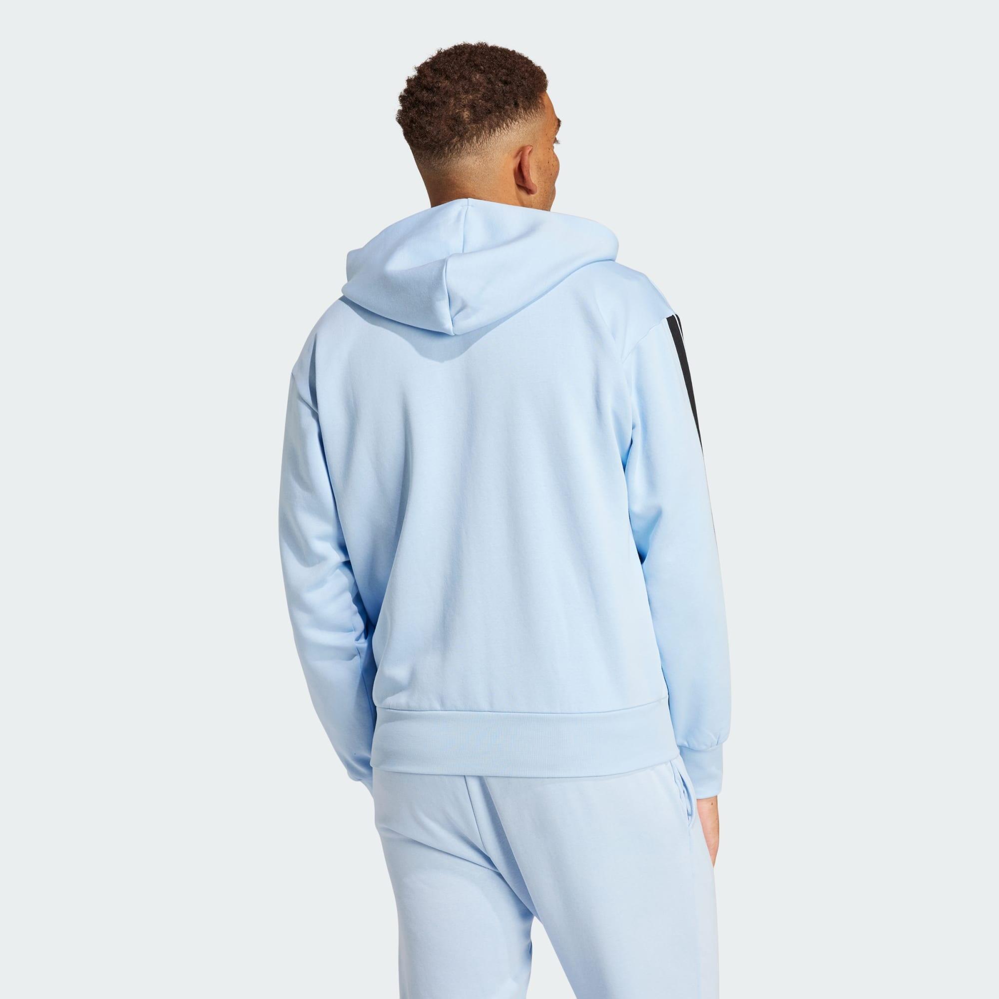 Essentials 3-Streifen Kapuzenjacke 3/5