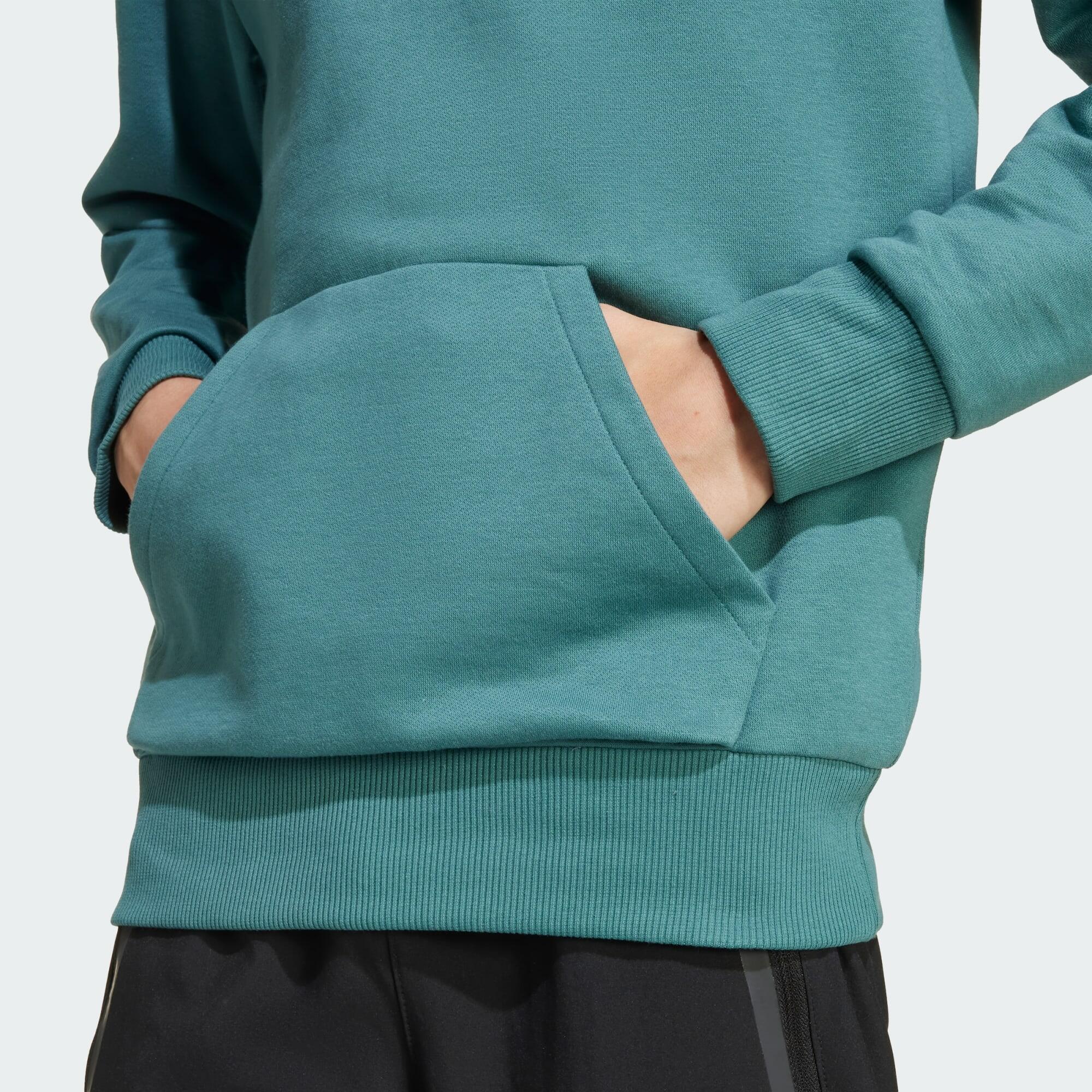 adidas Boys Slogan Fleece Hoodie Kids 4/5