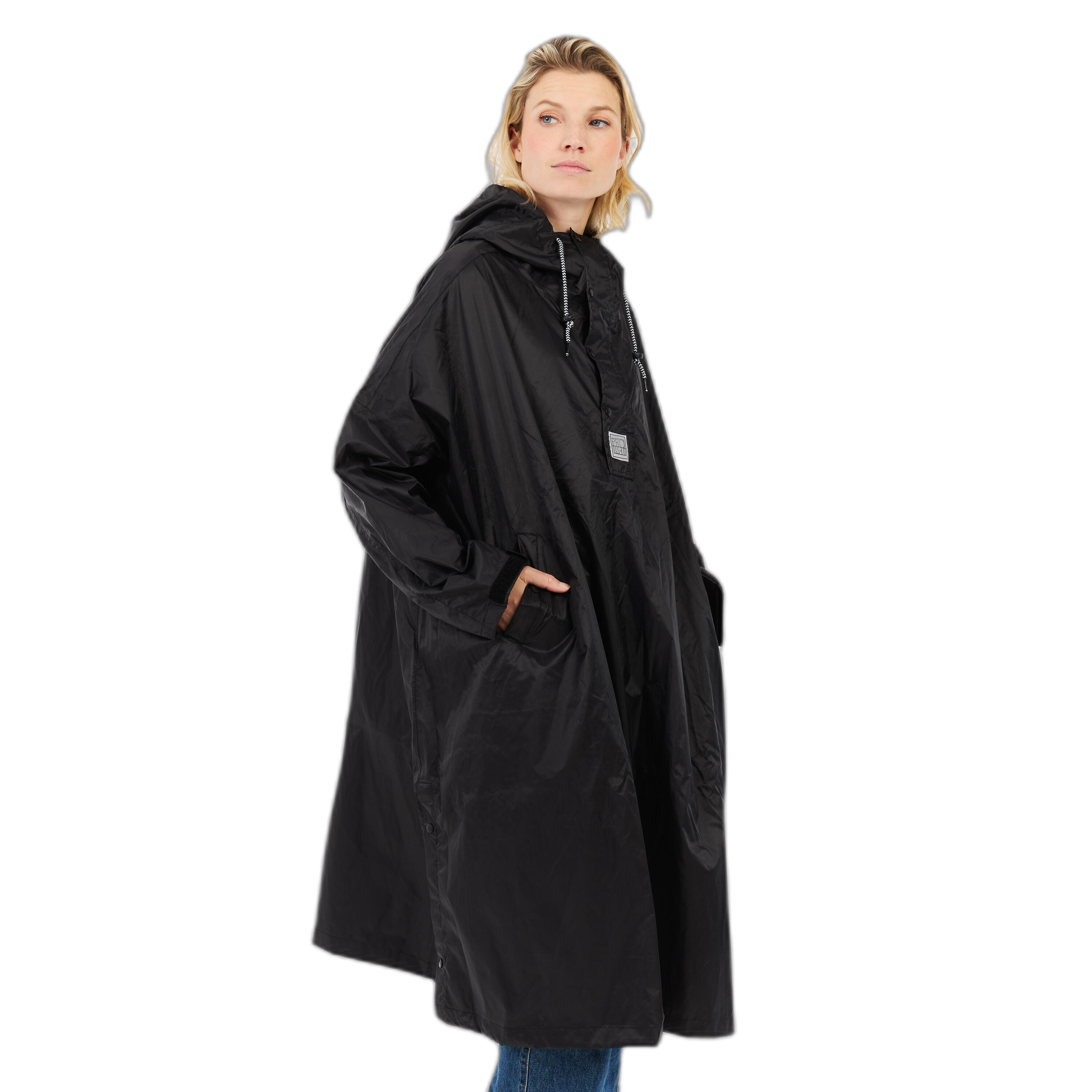 Protest - Poncho De Pluie Femme Protest Laugh - Poncho - Noir - No Size - Decathlon