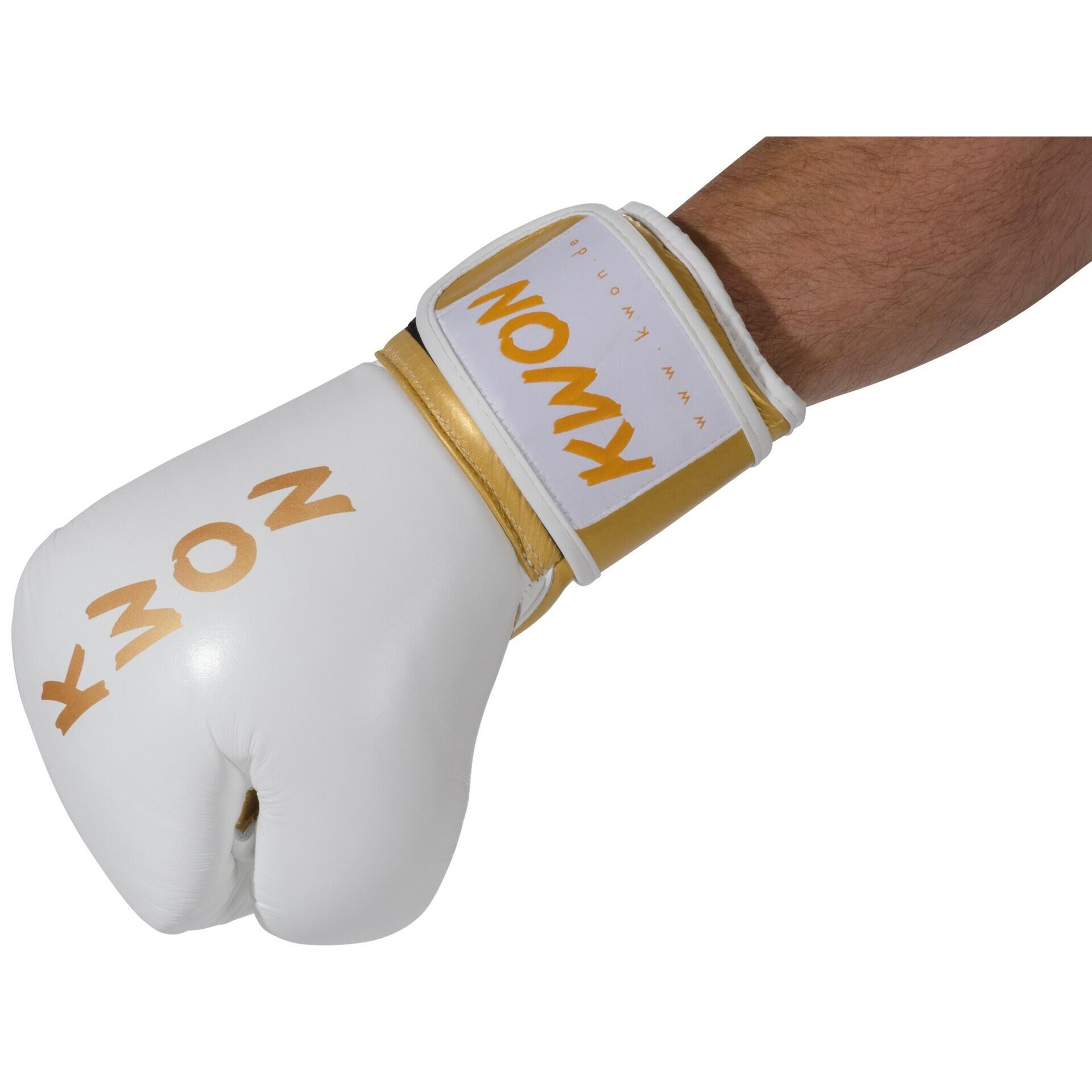 Kwon - Gants De Boxe Kwon Ko Champ - Gants De Boxe - Blanc - 10 Oz - Decathlon