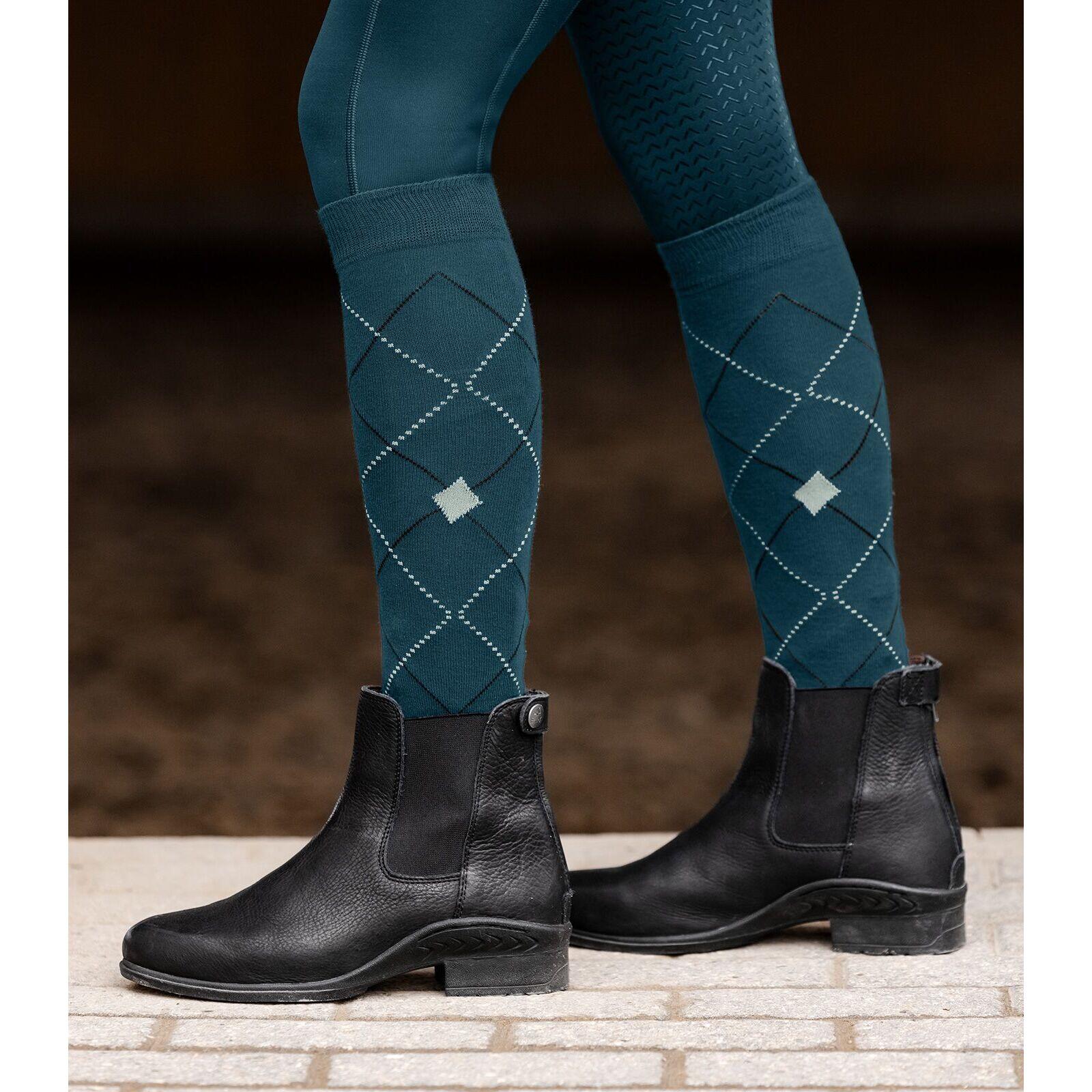 Chaussettes équitation femme ELT Argyle 2/3