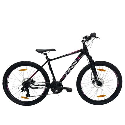 MTB-fiets Dhs 2605 - 26 inch, M, zwart/rood