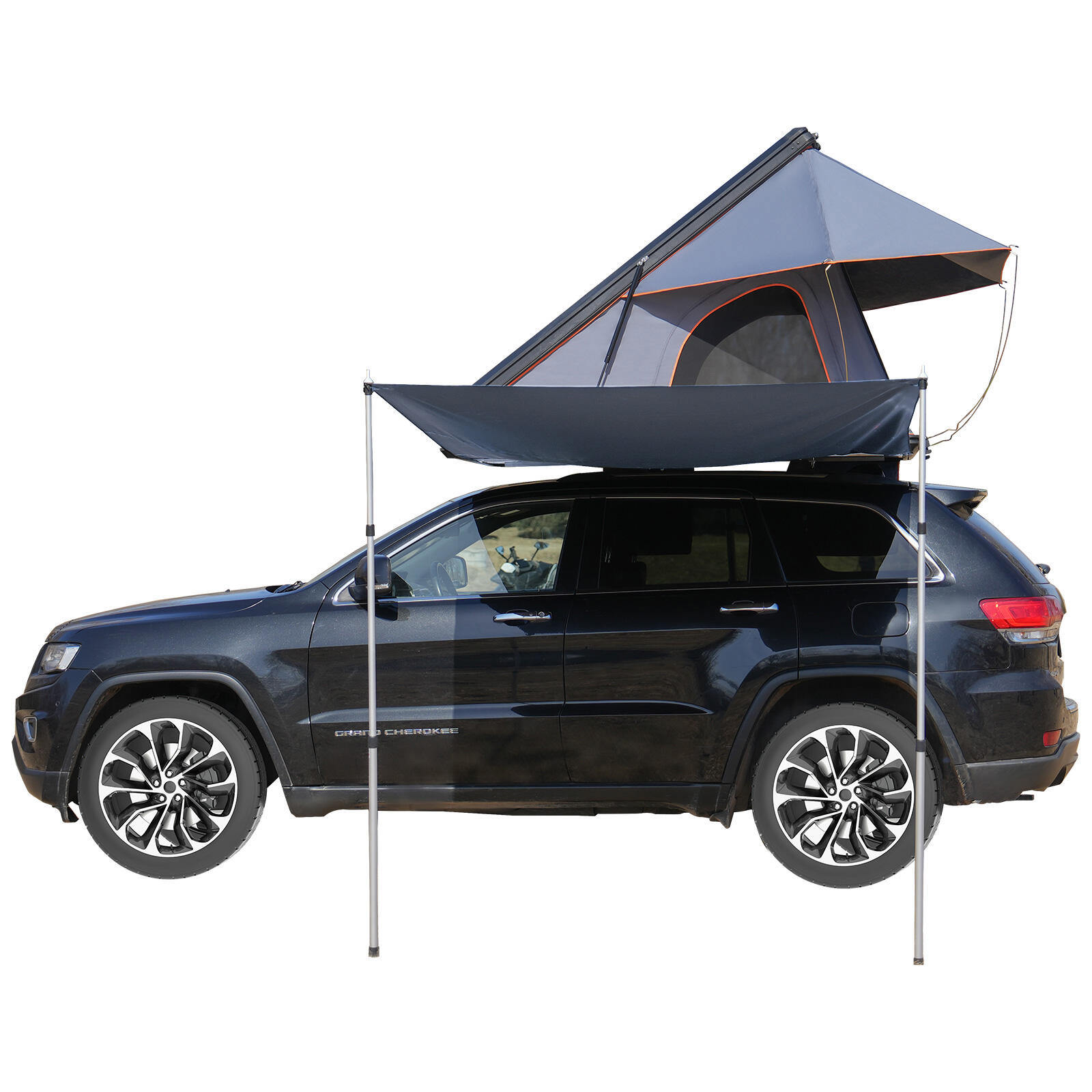Rooftop Tarp Pour tente de toit Voile d'ombrage Camping Tente 3/5