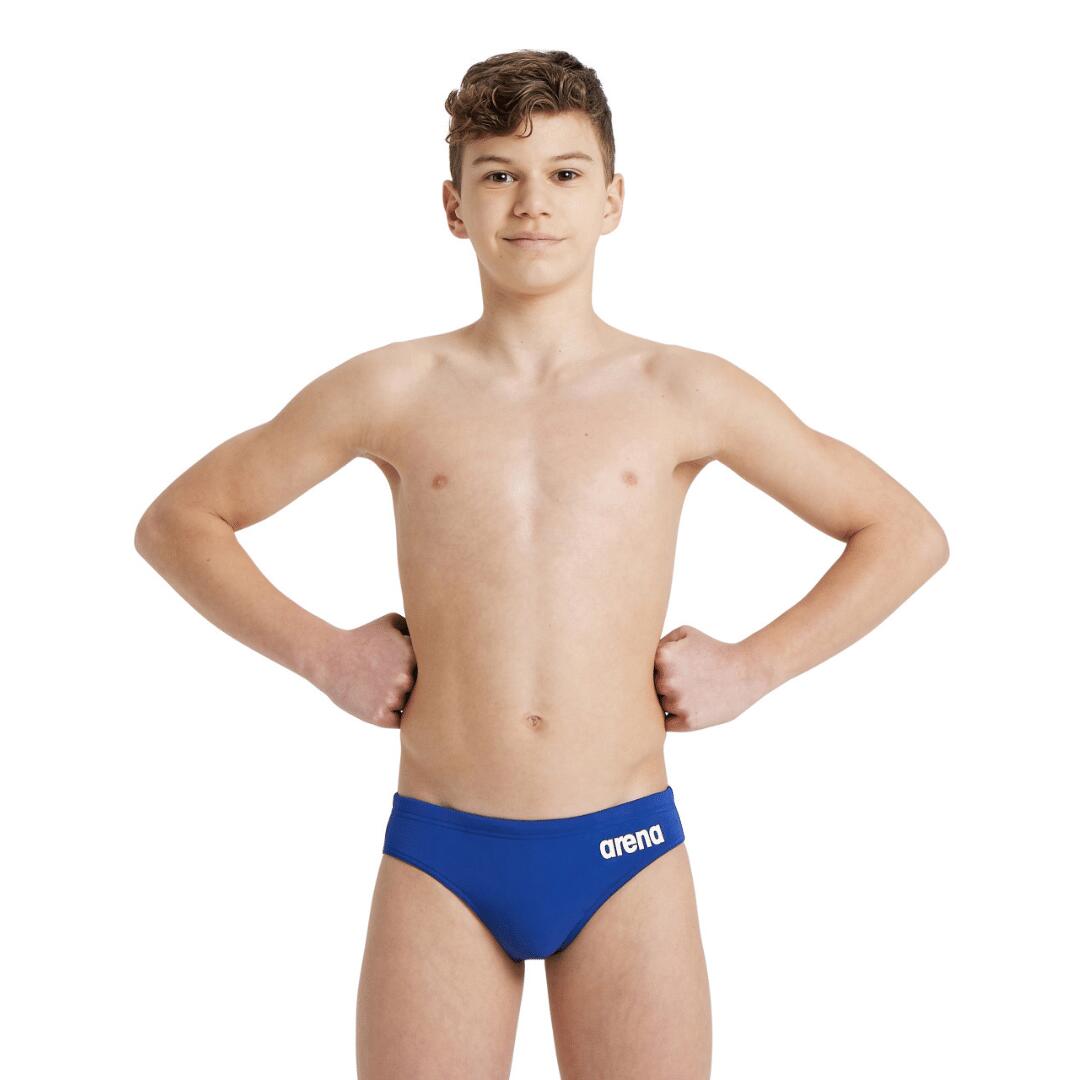 Sunga infantil arena team solid azul