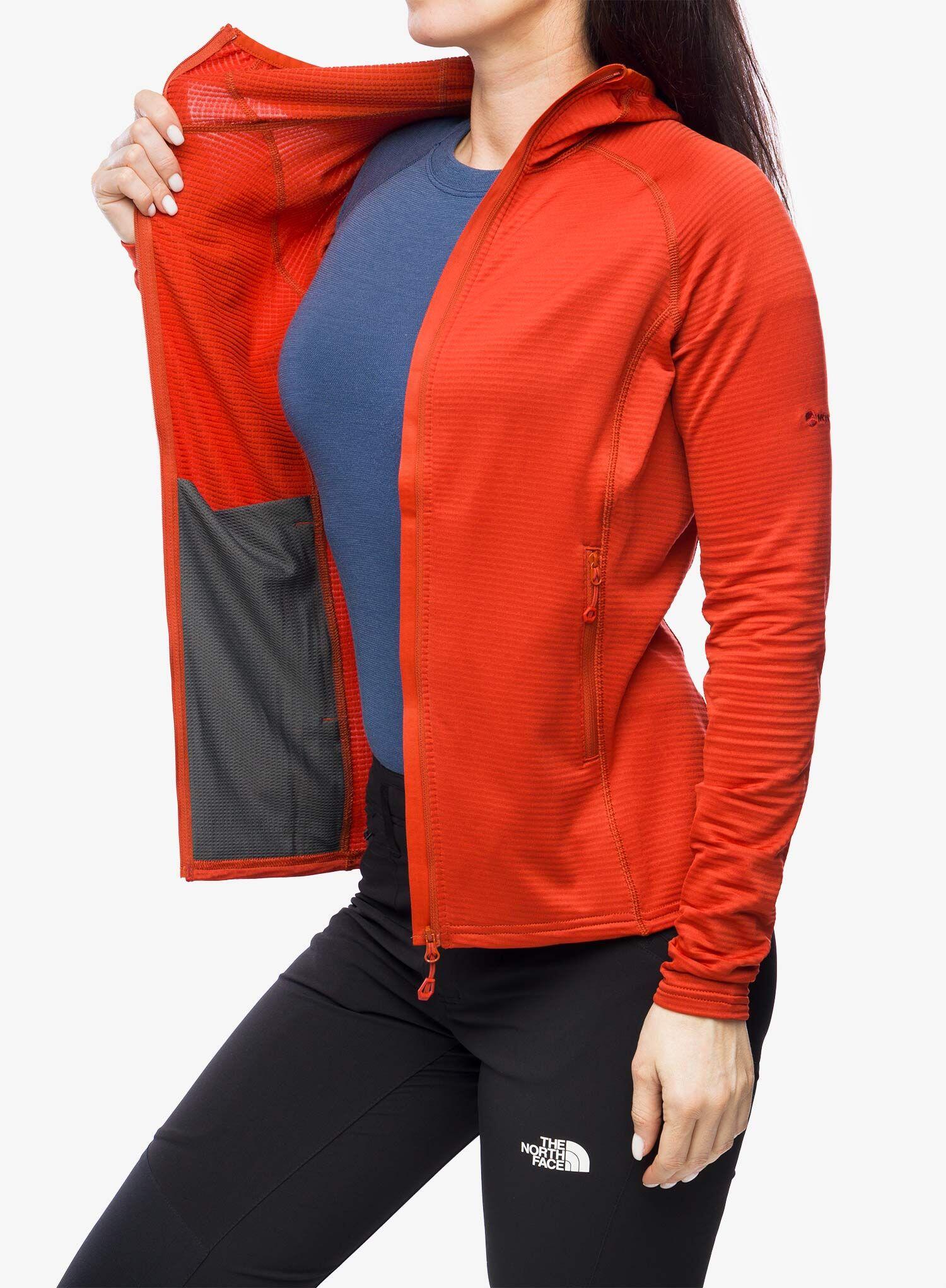 Polaire à capuche Montane Protium Lite femme THERMO GRID LITE légère respirante 7/7
