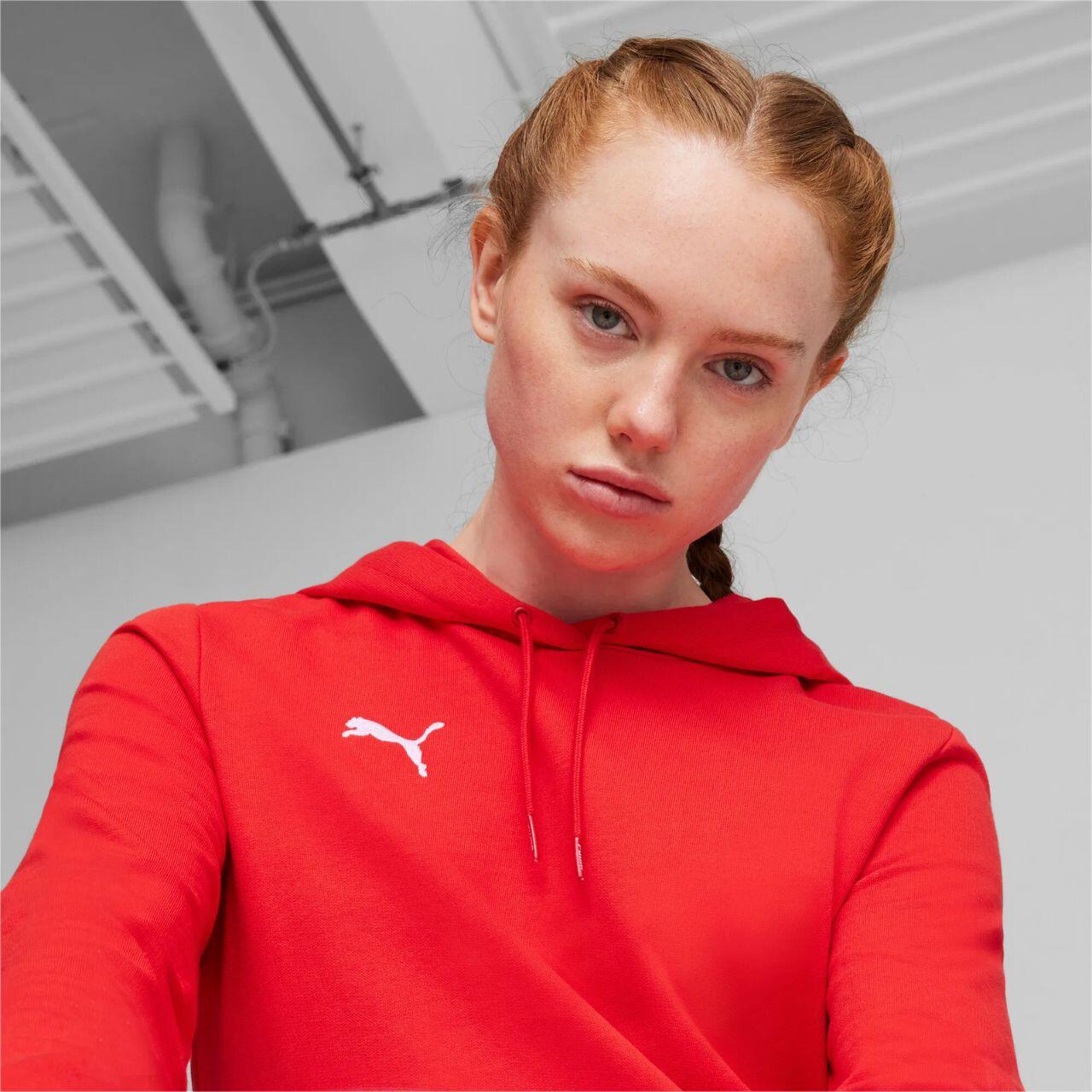 Felpa donna Puma Team Goal Casuals con cappuccio regolabile 7/7