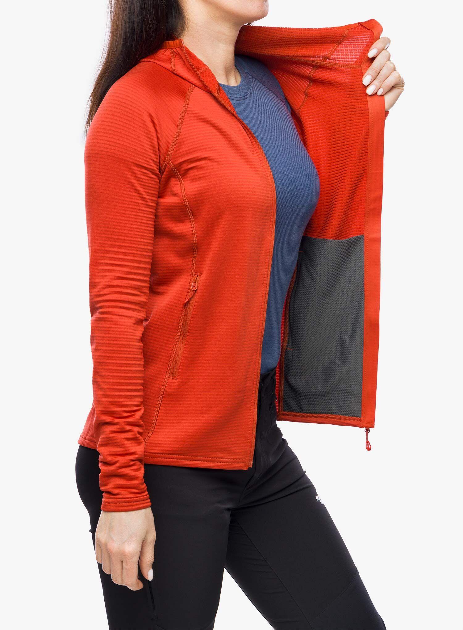 Polaire à capuche Montane Protium Lite femme THERMO GRID LITE légère respirante 5/7