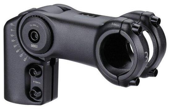 Potence Ajustable BBB HighFix OS 31.8 mm Noir