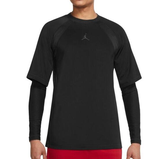 T-shirt Manches Longues Noires Homme Nike Sprt Stmt