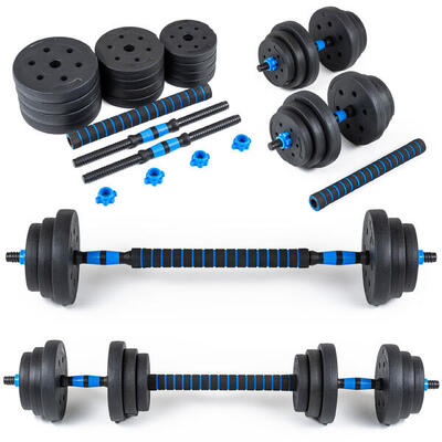 Verstellbare Bitumen-Hantel 20 kg Trainingshantel