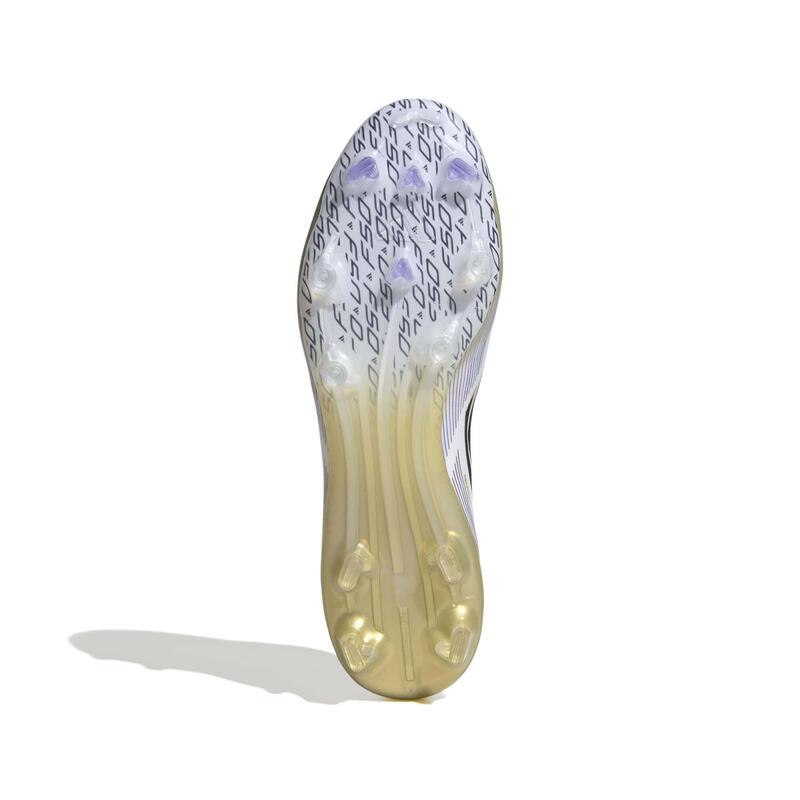 Adidas F50 Pro Fg Voetbalschoenen Met Noppen – Wit En Goud