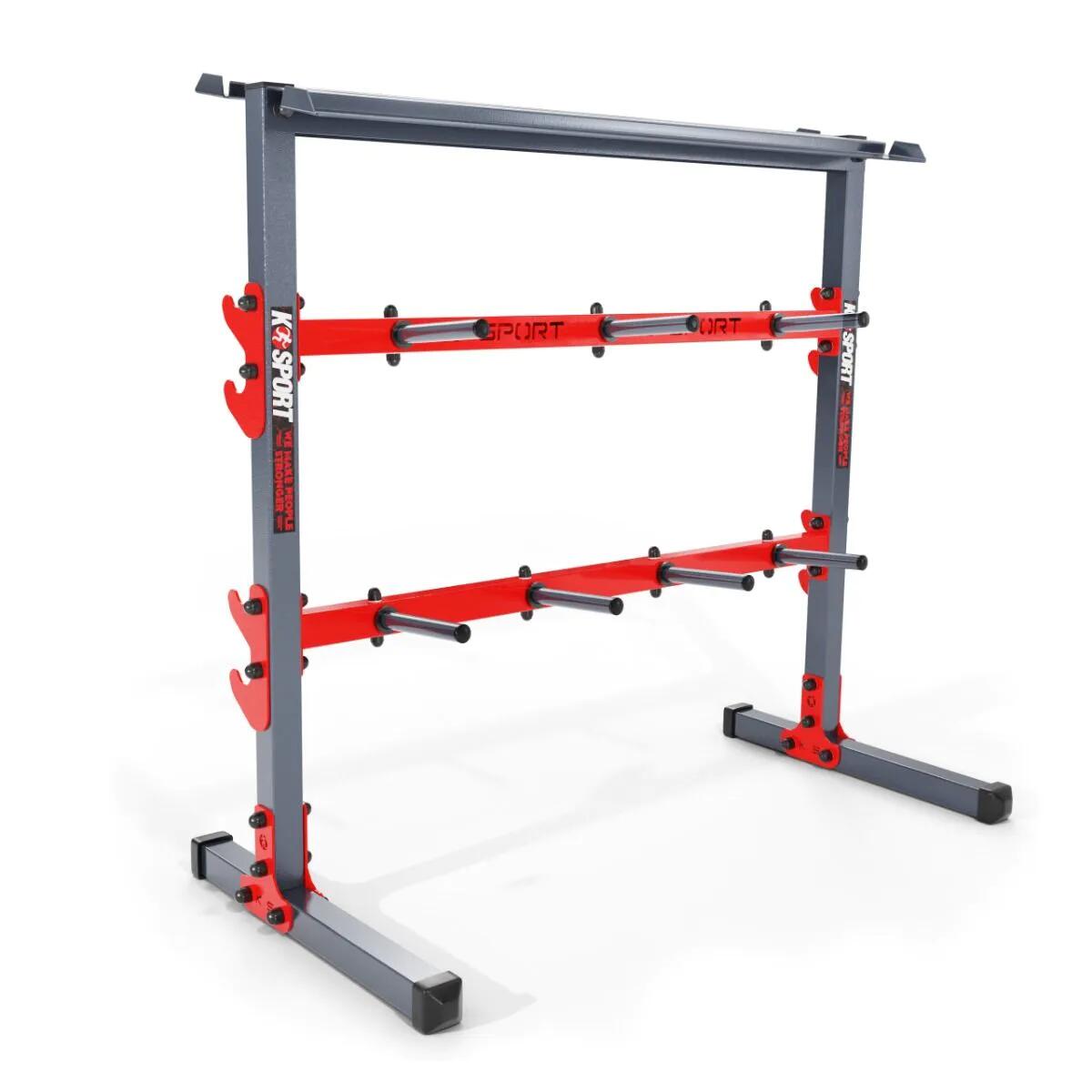 K-SPORT Rack porta pesi, bilancieri e manubri