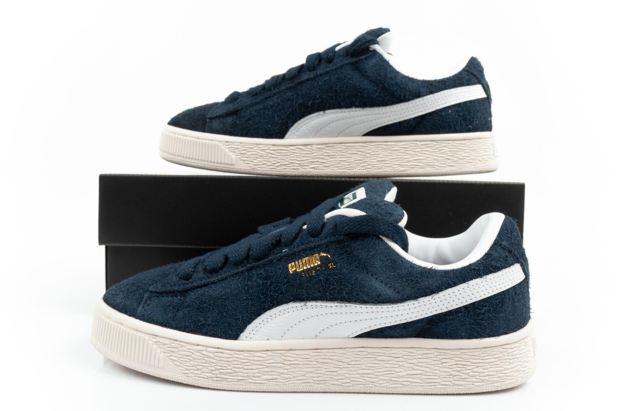Chaussures Enfants Puma Suede Xl Hairy bleu 6/6