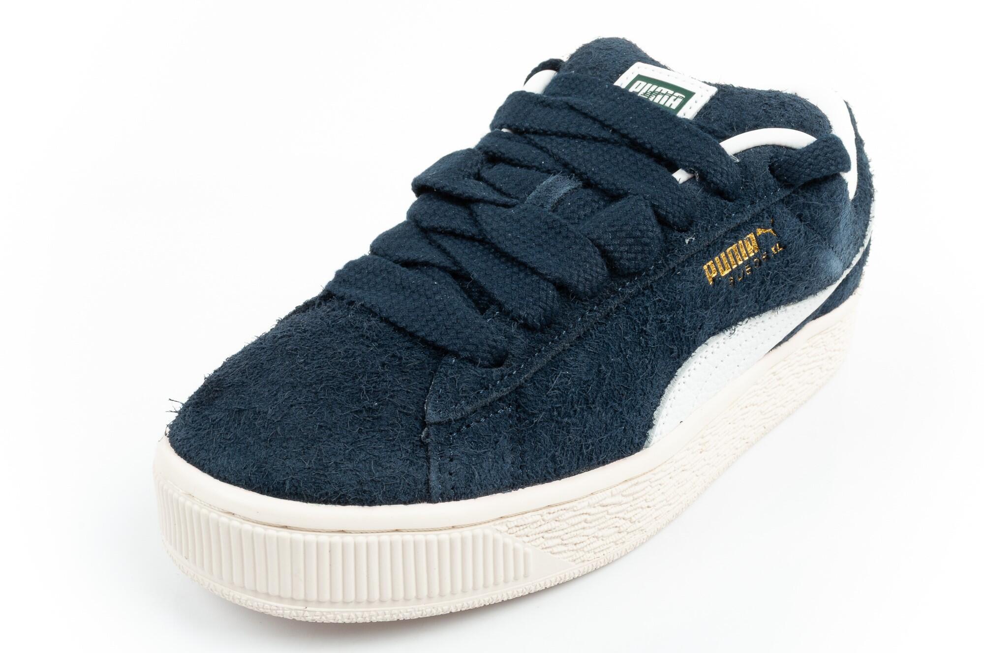 Chaussures Enfants Puma Suede Xl Hairy bleu 3/6