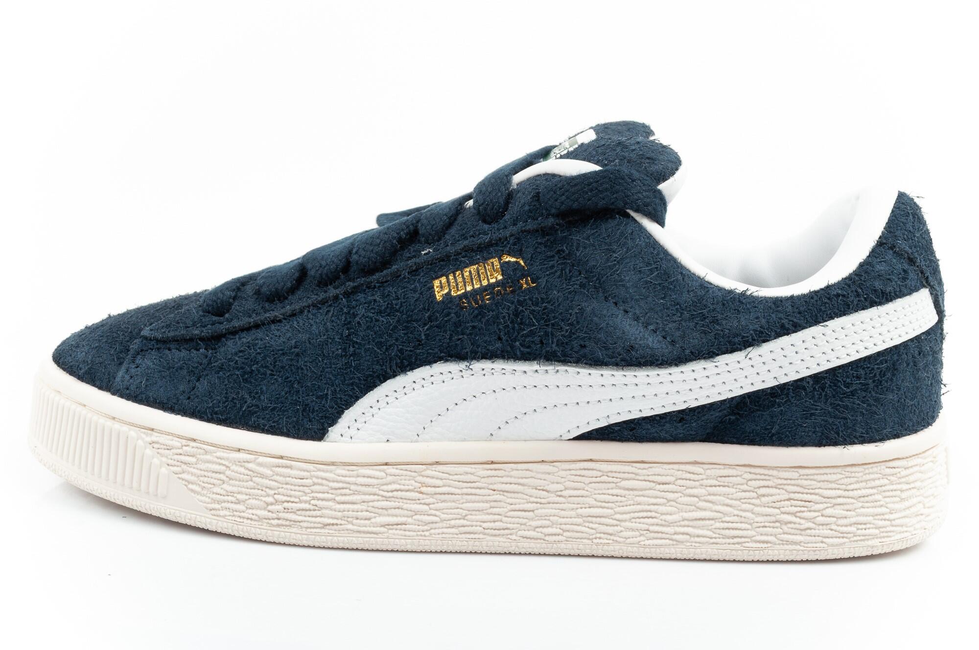 Chaussures Enfants Puma Suede Xl Hairy bleu 2/6