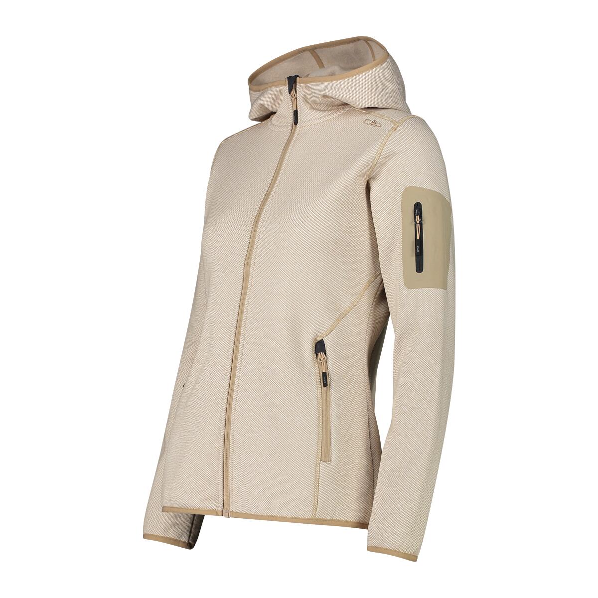 CMP Damen Jacke Knitted Melange Hoody 3H19826 3/5