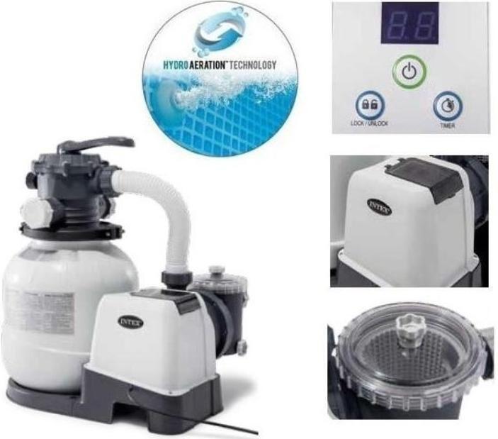 Intex Bomba de filtragem por areia 26646GS 7,9 m³/h 2/5