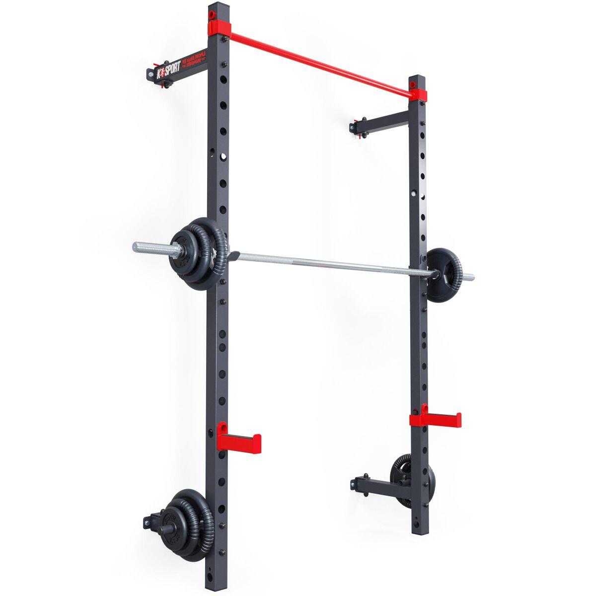 K-SPORT MFX001 Half rack pieghevole da parete