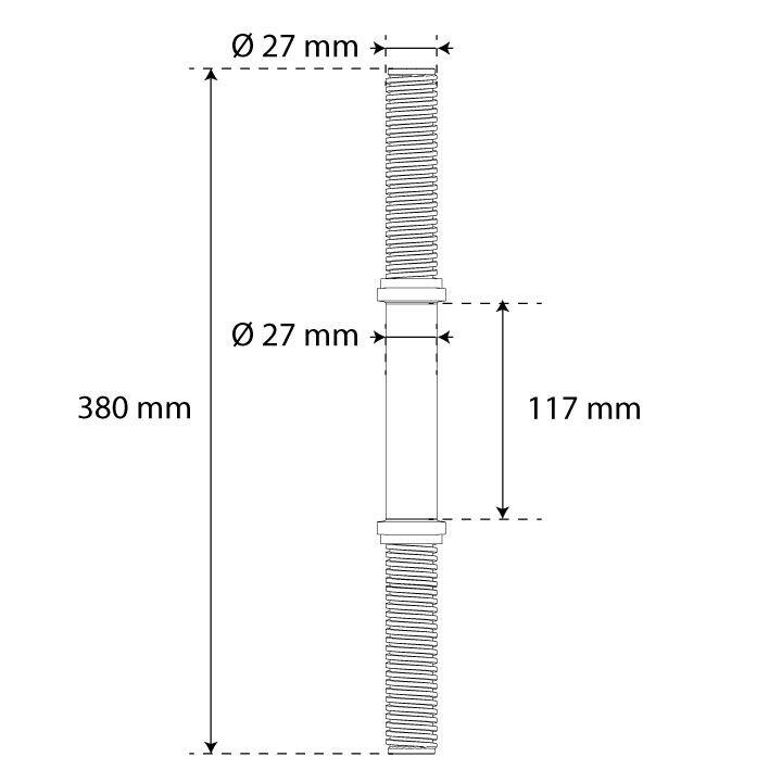 Set manubri - 39kg I  2x manubri regolabili per l'allenamento 4/4