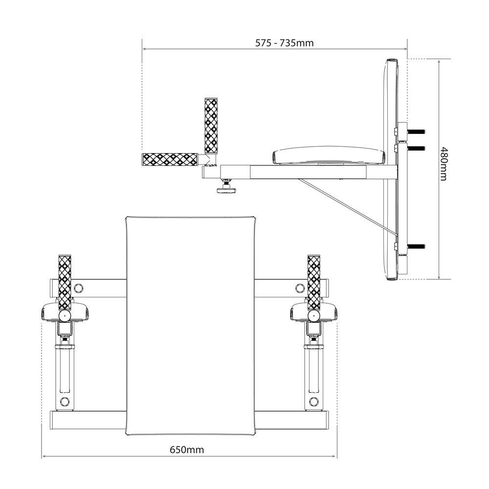 Dip Station per il montaggio a parete 5/5