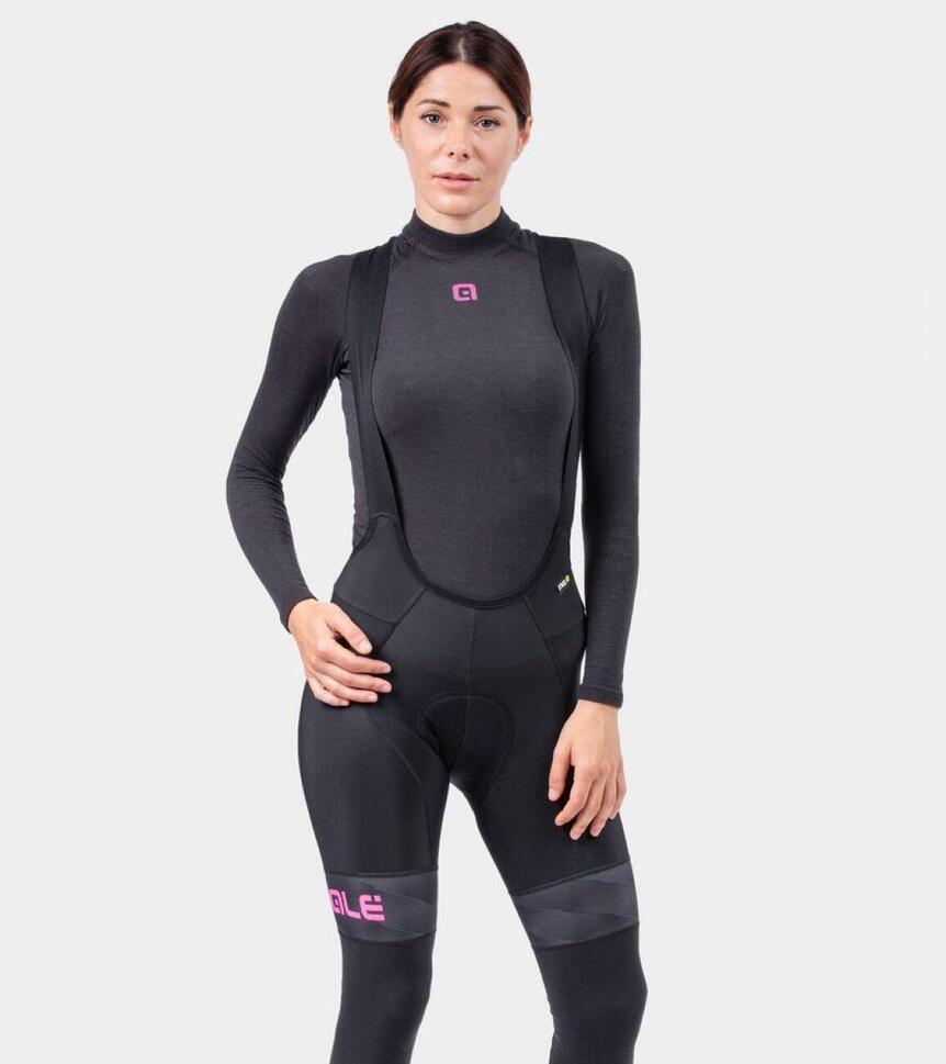 Spodnie rowerowe damskie Alé Mild nero