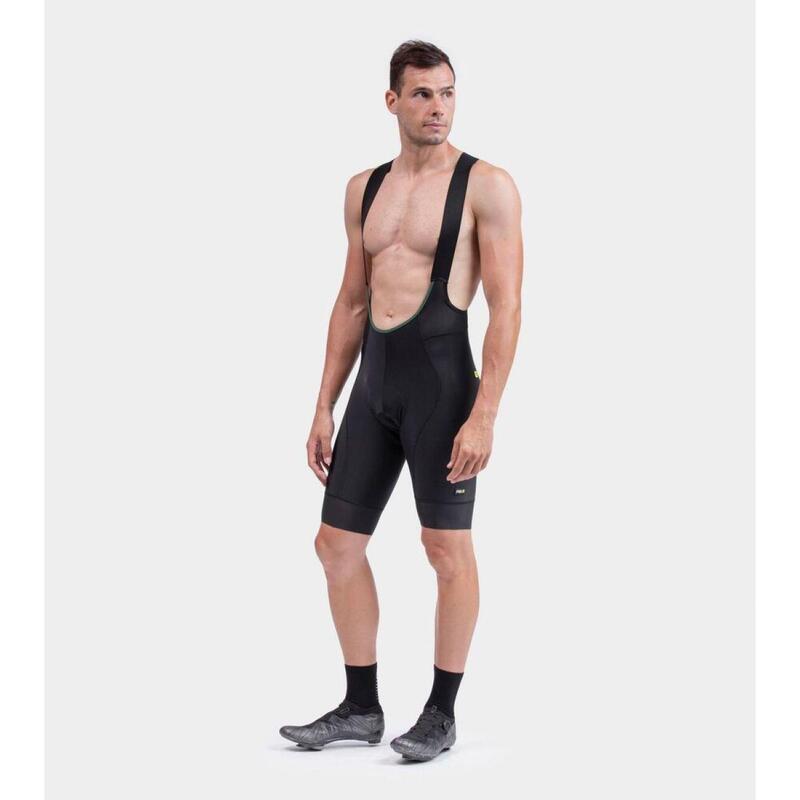 Spodenki rowerowe męskie Alé Green Speed bibshorts