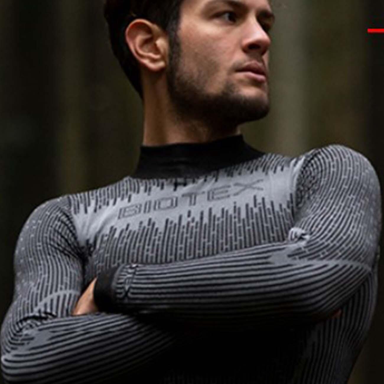 Canottiera con collo rotondo Biotex warm 3d 2/4