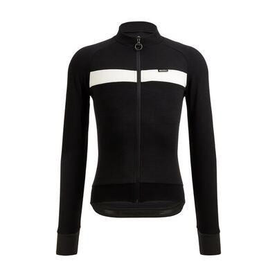 Felpa da ciclismo da uomo Santini Adapt Wool Thermal Jersey