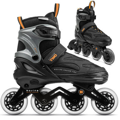 Patines fitness hombre regulables Movino Cruzer Two 4037 naranja