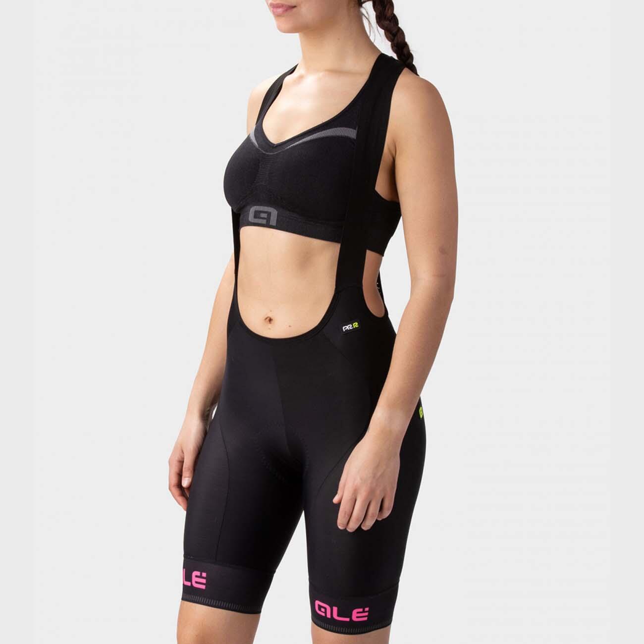 Spodenki rowerowe damskie Alé Sella Plus bibshorts 2/6
