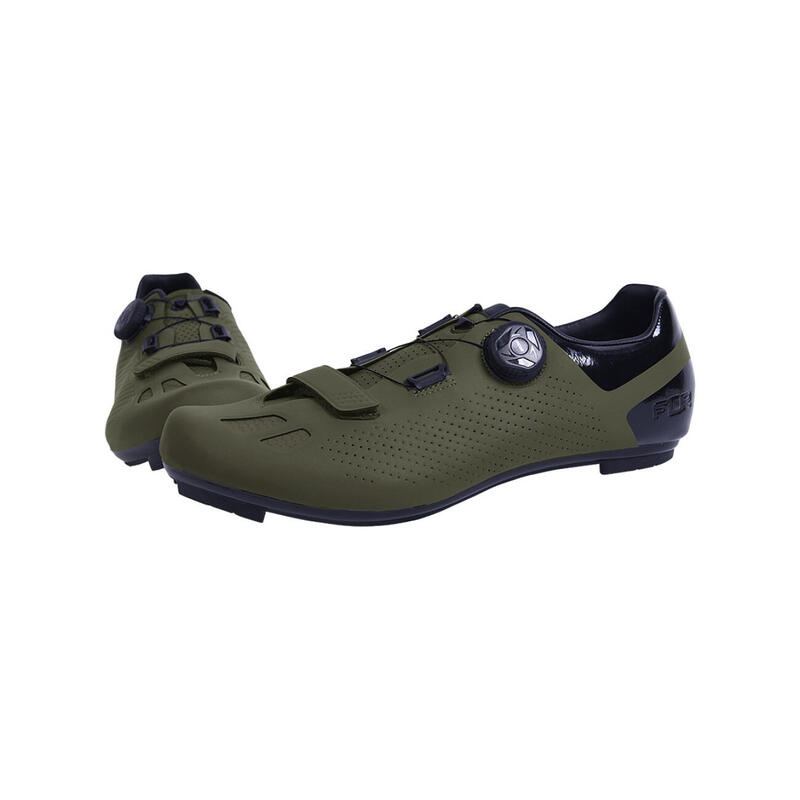 Chaussures route serrage molette + bande auto agrippantes FLR Pro F11
