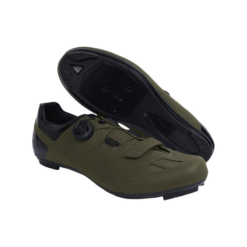 Chaussures route serrage molette + bande auto agrippantes FLR Pro F11