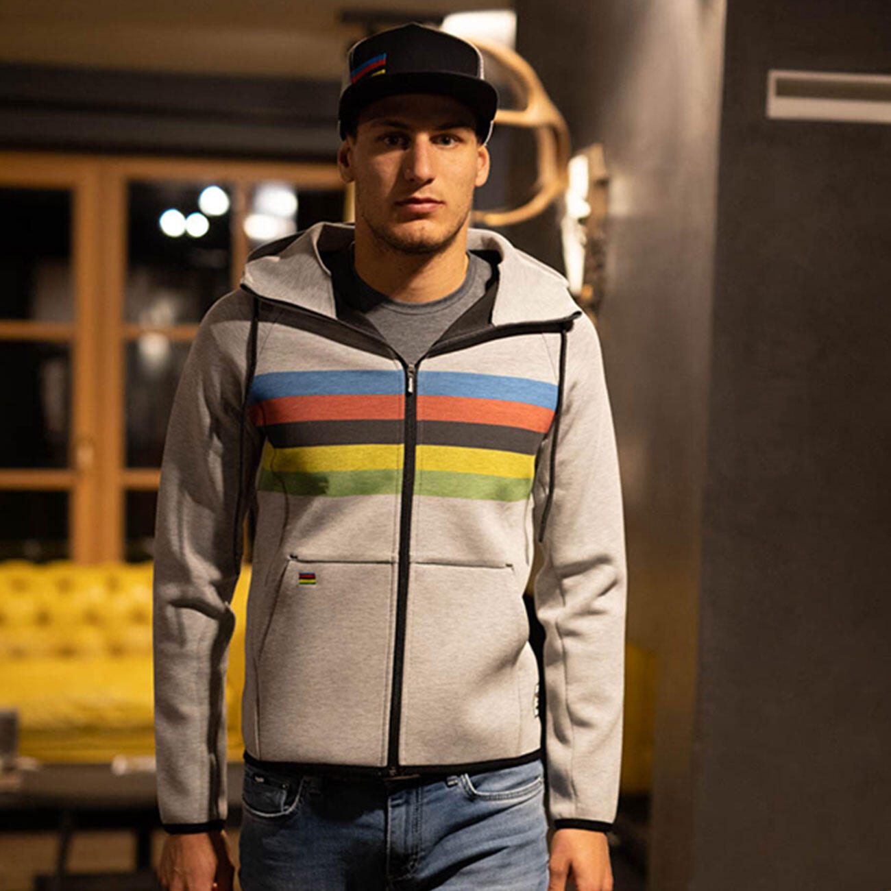 Giacca con cappuccio Santini Iride 2/3