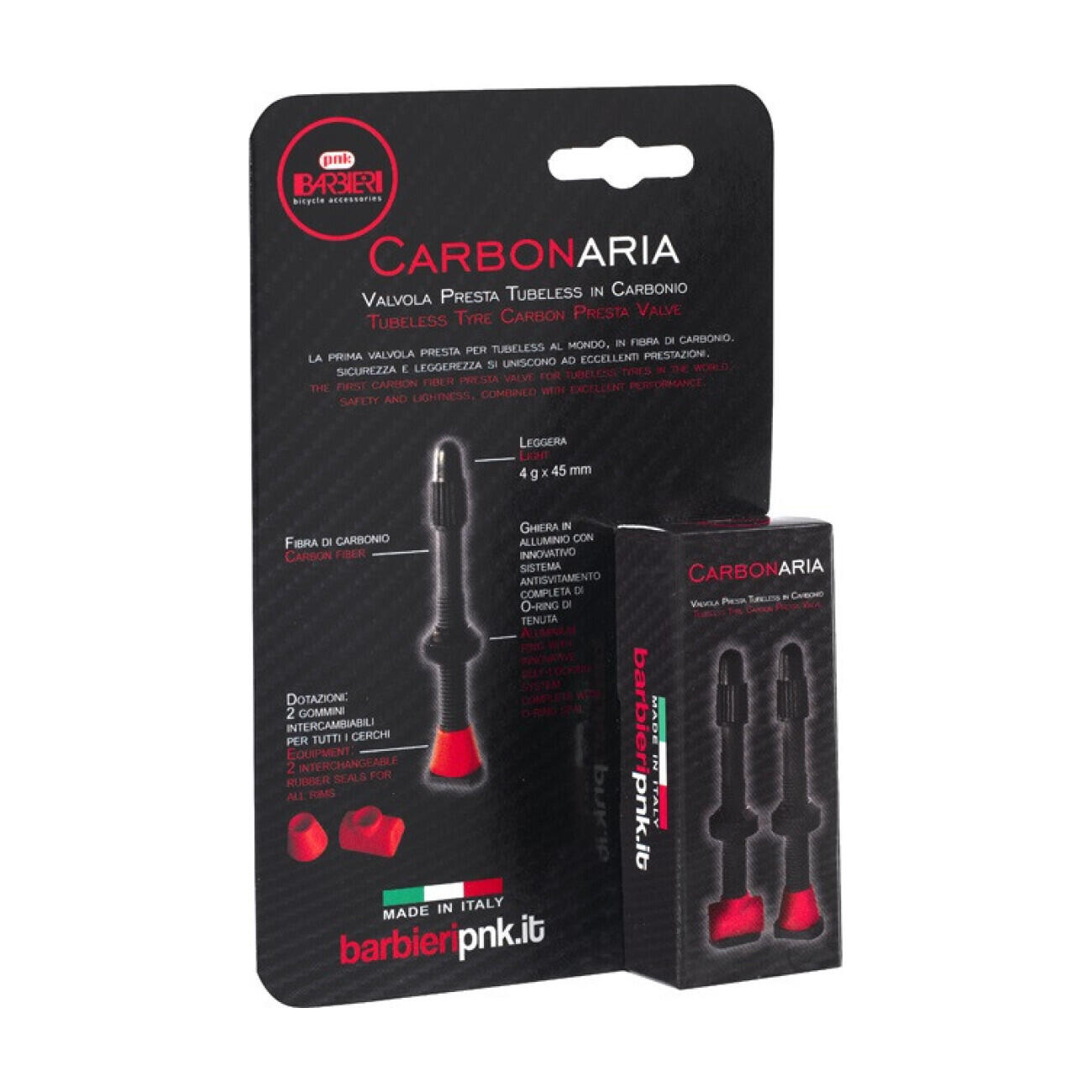 Set di 2 valvole tubeless Joe's Presta 2/3