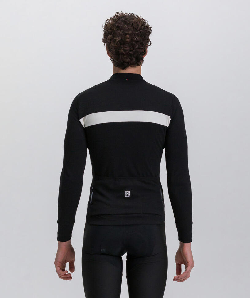 Bluza rowerowa męska Santini Adapt Wool Thermal Jersey