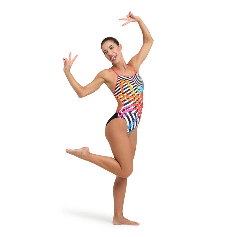 Costum de baie Arena Crazy Octopus Swimsuit Lace