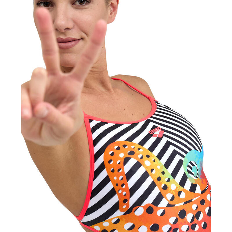 Costum de baie Arena Crazy Octopus Swimsuit Lace